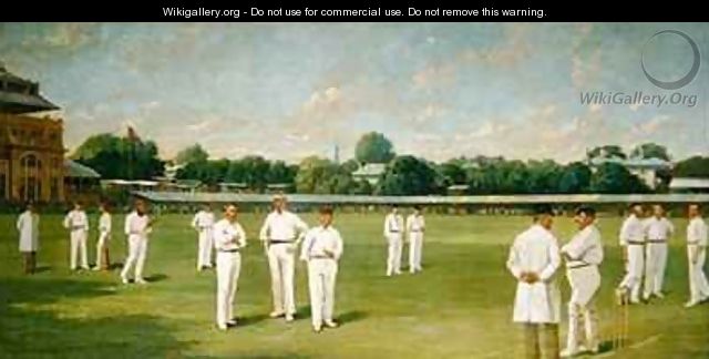 The Players in the Field Lords on a Gentlemen v Players Day - Dickinsons