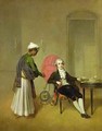 A Gentleman possibly William Hickey and his Indian Servant - Arthur Devis