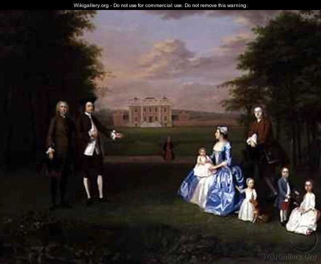 Robert Gwillym of Atherton and his Family - Arthur Devis