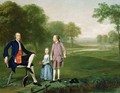 Richard Moretan Esq of Tackley with his nephew and niece John and Susanna Weyland - Arthur Devis