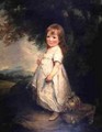 Miss Anderson with her dog - Arthur William Devis