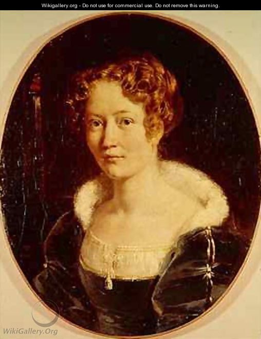 Portrait of Laure Deveria - Achille-Jacques-Jean-Marie Deveria