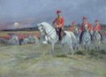 Tsarevich Nicolas 1894-1917 Reviewing the Troops - Jean Baptiste Edouard Detaille