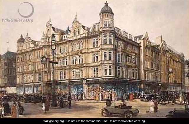 The Old Building Bourne and Hollingsworth Oxford Street - Charles Edward Dixon