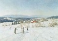 Landscape with Skiers - Carl-Edvard Diriks