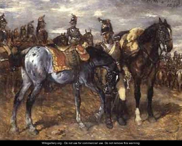 Cavalry on Parade - Wilhelm Von Diez