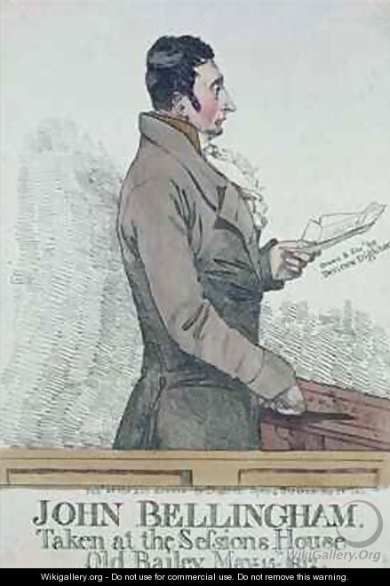 Portrait of John Bellingham 1770-1812 - Denis Dighton