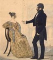 Portrait of Captain and Mrs George Ruddle - Richard Dighton