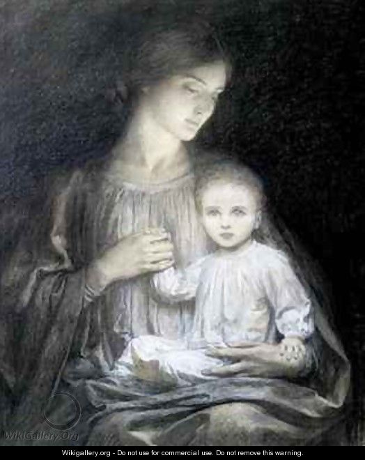 Mother and Child - Sir Frank Dicksee