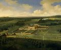 Birds eye view of Dunham Massey - Adriaen Van Diest