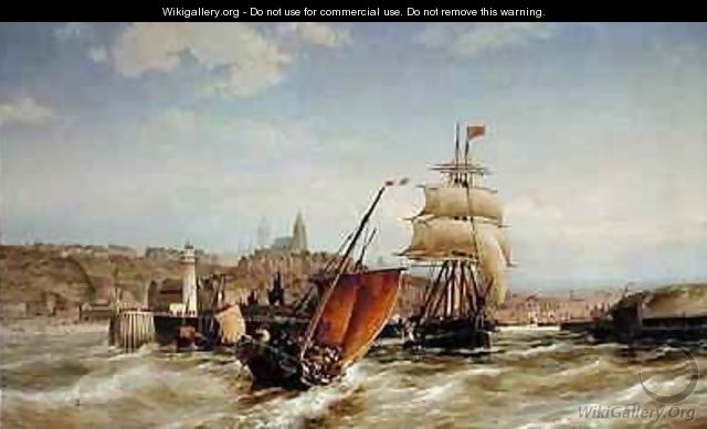 Boulogne Harbour - Cornelis Christiaan Dommelshuizen