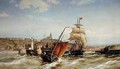 Boulogne Harbour - Cornelis Christiaan Dommelshuizen