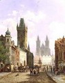 The Market Place Prague - Pieter Cornelis Dommerson