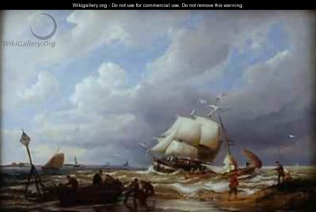 Pampas on the Zuider Zee - Pieter Cornelis Dommerson