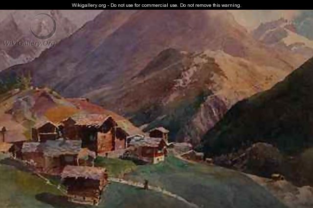 Zermatt from Platten - J.M. Donne