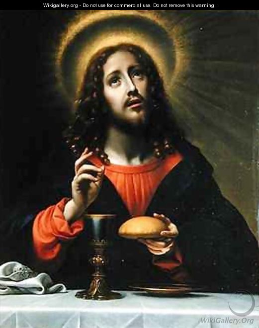 Christ Blessing the Sacraments - Carlo Dolci