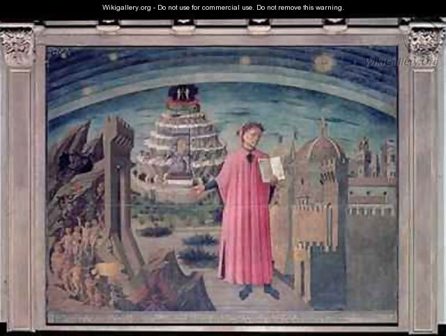 Dante and his poem the Divine Comedy - Michelino Domenico di