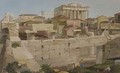View of the Parthenon from the Propylaea - (after) Dodwell, Edward