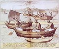 Boats in Goa - Johannes Baptista van, the Younger Doetechum