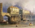 Old London Bridge in 1745 - Joseph Josiah Dodd