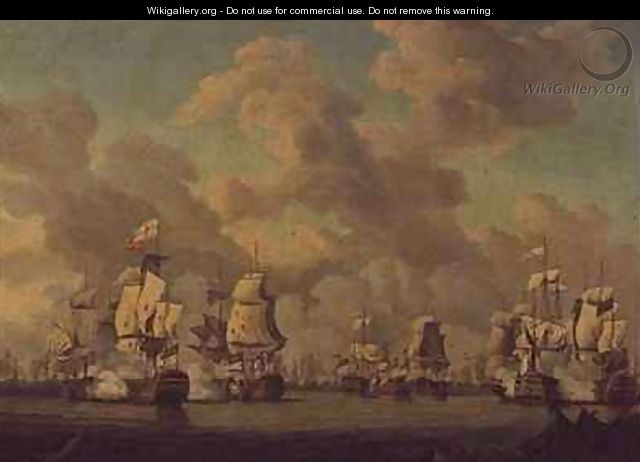 Lord Rodneys Victory over the French Fleet off Dominica - Robert Dodd