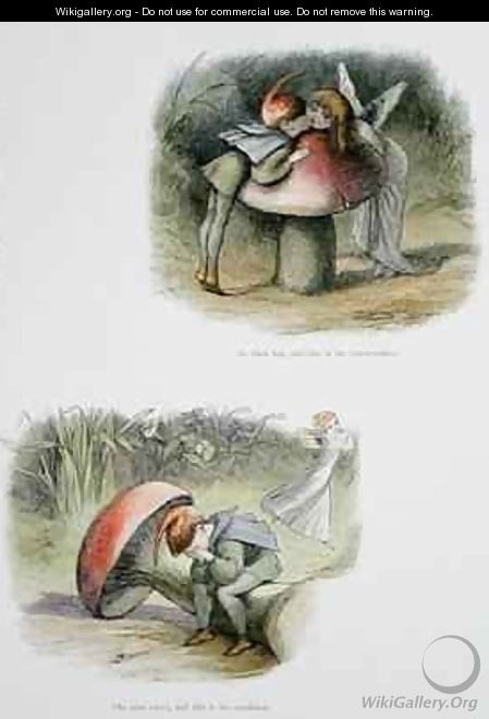 He finds her and this is the consequence and She runs away and this is his condition - Richard Doyle