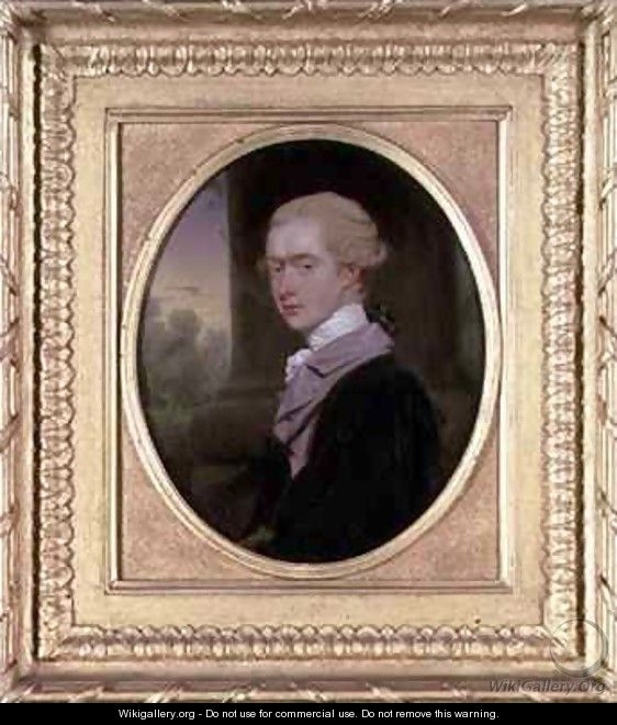 George John Spencer Viscount Althorp while a student at Trinity College Cambridge - John Downman