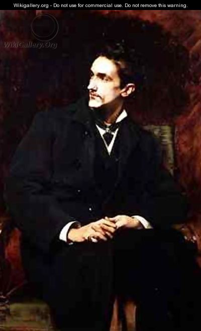 Portrait of Robert 1855-1921 Count of Montesquiou Fezensac - Henri-Lucien Doucet