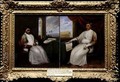 Portraits of the Parsi Master Shipbuilders Jamsetjee Bomanjee 1756-1821 and his son Nourojee Jamsetjee 1774-1860 Bombay - J. Dorman