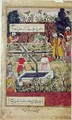 Emperor Babur surveying the establishment of a Garden in Kabul - J. Dorman