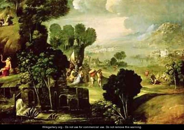 Landscape with Saints - Dosso Dossi (Giovanni di Niccolo Luteri)