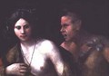 Nymph and Satyr - Dosso Dossi (Giovanni di Niccolo Luteri)