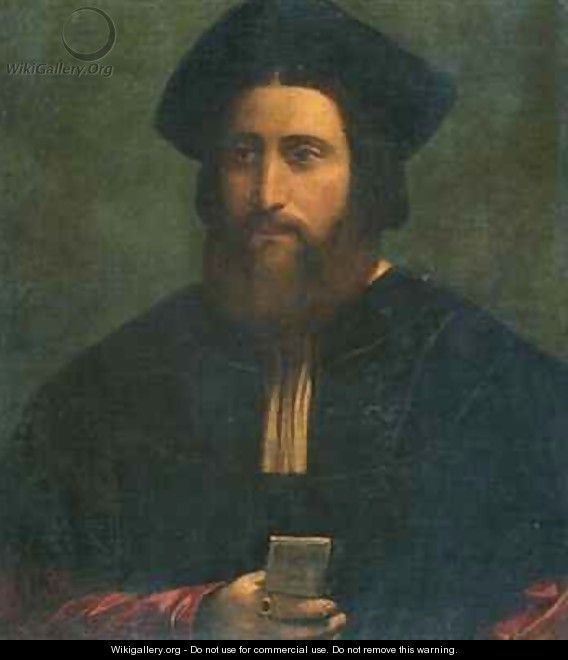 Portrait of Girolamo Beltrando - Dosso Dossi (Giovanni di Niccolo Luteri)