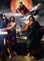 The Apparition of the Virgin to the Saints John the Baptist and John the Evangelist - Dosso Dossi (Giovanni di Niccolo Luteri)