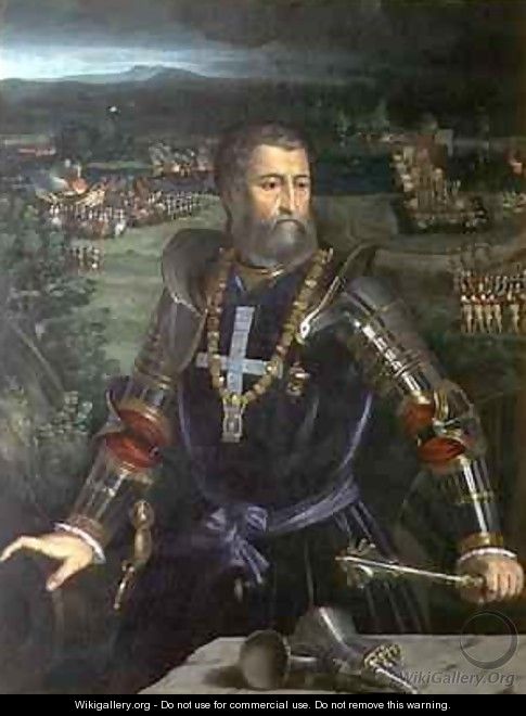 Portrait of Alfonso I dEste - Dosso Dossi (Giovanni di Niccolo Luteri)