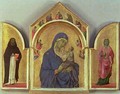 Madonna and Child with SS Dominic and Aurea - Buoninsegna Duccio di