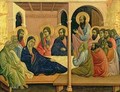 Maesta The Virgin Taking Leave of the Disciples - Buoninsegna Duccio di
