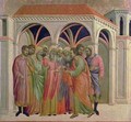 Maesta Judas Receives Thirty Pieces of Silver - Buoninsegna Duccio di