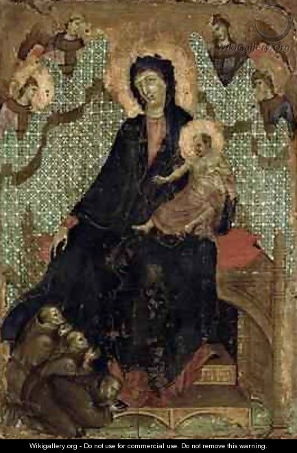 Virgin of the Franciscans - Buoninsegna Duccio di