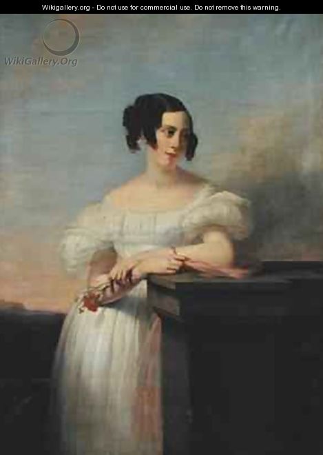 Portrait of Madame Vaussard - Claude-Marie Dubufe