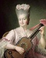 Portrait of Marie Clothilde of France 1759-1802 also known as Madame Clothilde queen of Sardinia - Francois-Hubert Drouais
