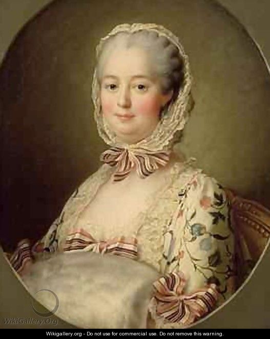 Portrait of the Marquise de Pompadour 1721-64 - Francois-Hubert Drouais