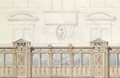 Design for the Galerie de Bois Chateau de Chantilly - Felix Louis Jacques Duban