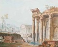 A Capriccio of Classical Ruins - Alexandre-Jean Dubois Drahonet