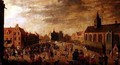 A military procession in the town square of Amersfoort 2 - Joost Cornelisz. Droochsloot