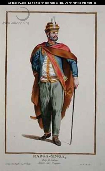 Raja Singa King of Ceylon - Pierre Duflos