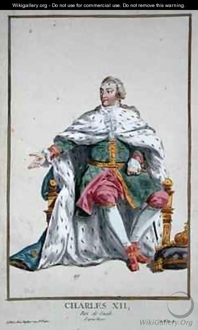 Charles XII 1682-1718 King of Sweden - Pierre Duflos