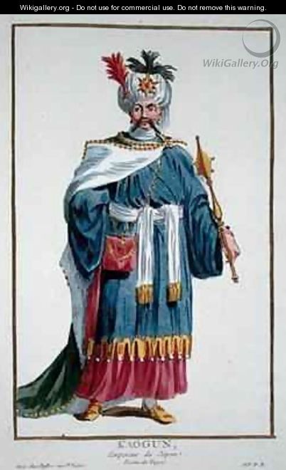 Emperor Kaugun from Recuil des Estampes - Pierre Duflos