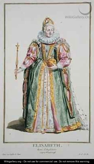 Elizabeth I 1530-1603 - Pierre Duflos