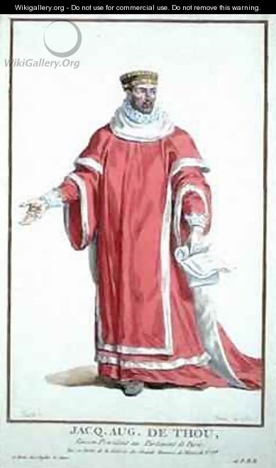 Jacques Auguste de Thou 1533-1617 - Pierre Duflos